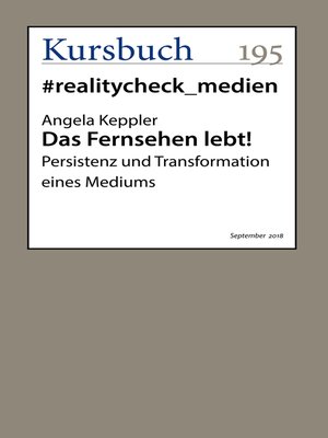 cover image of Das Fernsehen lebt!